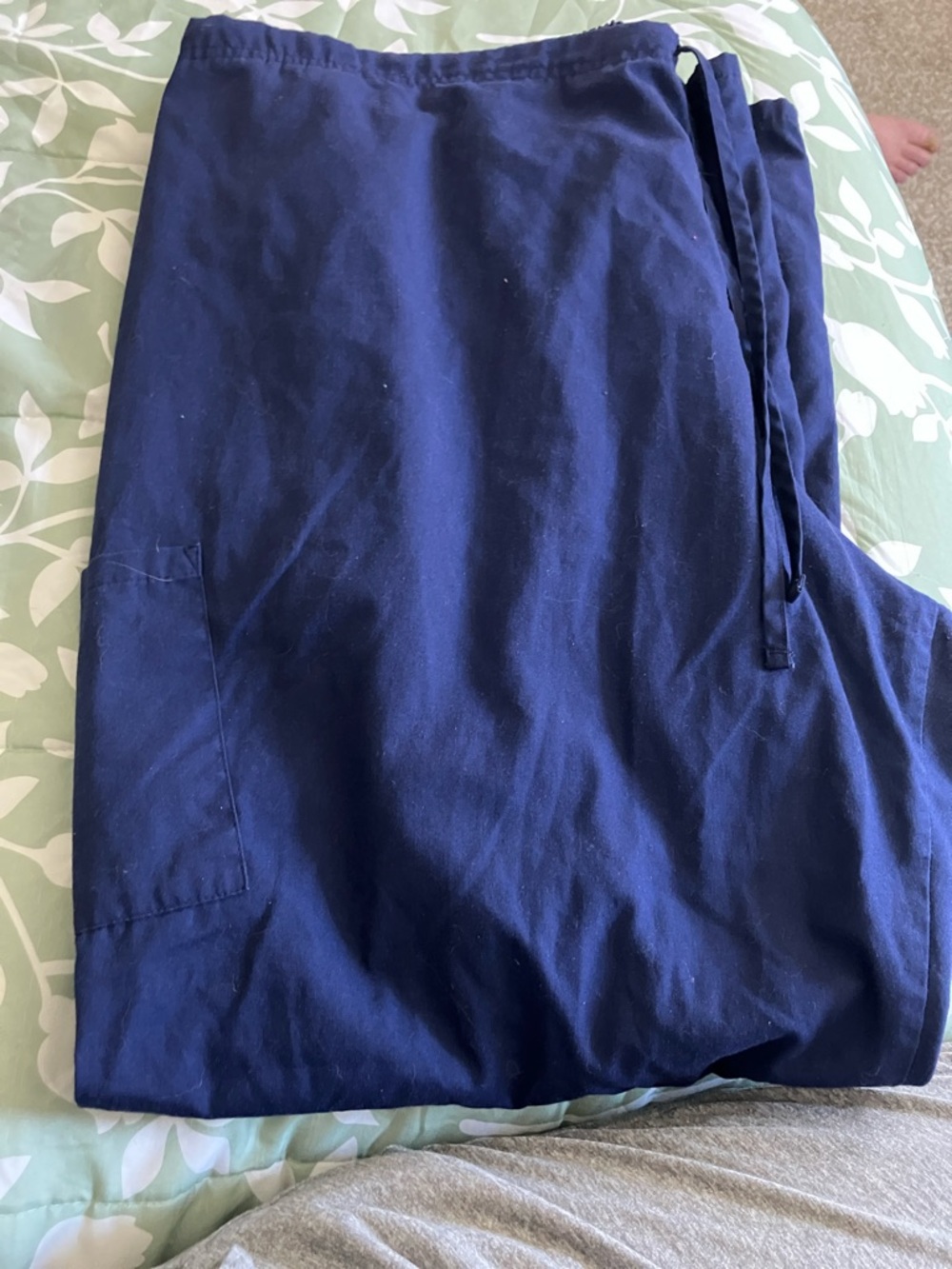 SB Scrubs Navy Drawstring Scrub Pants